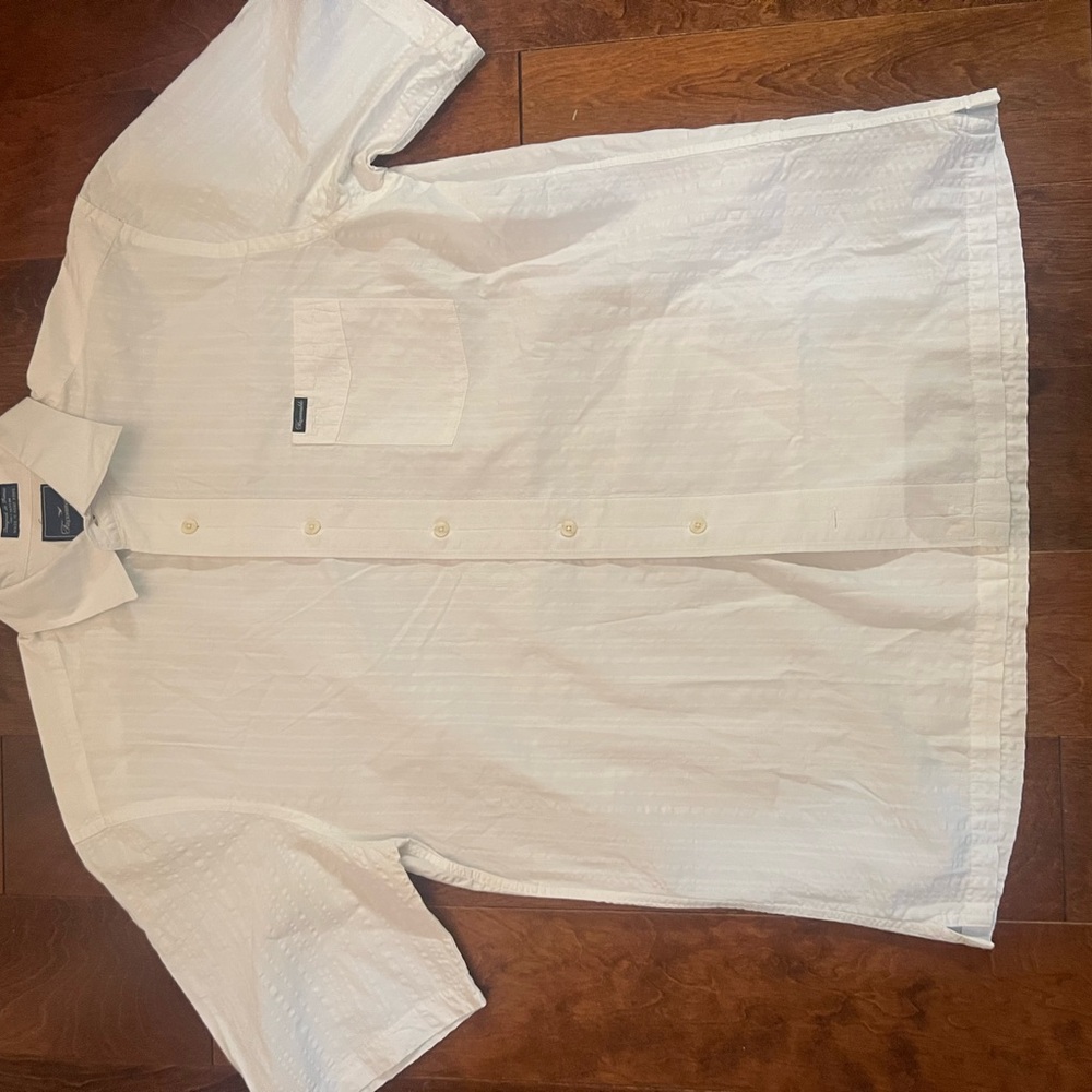 Faconnable Ivory Button-Up Shirt